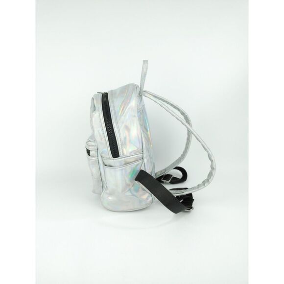 Marshmello Mad engine oil slick mini backpack MARSHIN silver holographic - Picture 11 of 12